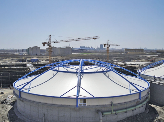 佛山市污水池加盖膜结构建造 - 厂家